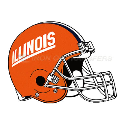 Illinois Fighting Illini Logo T-shirts Iron On Transfers N4610 - Click Image to Close